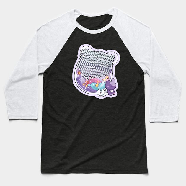 Dreamy Kalimba Baseball T-Shirt by Leenh